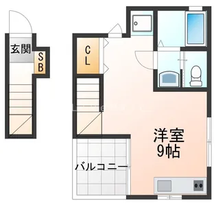 リープラス藤江【2階】の間取り