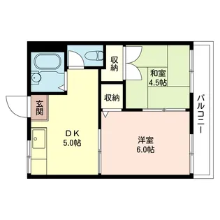 コーポ蓮見【2階】の間取り