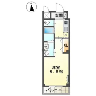 仮)西条本町駅前マンション【1階】の間取り