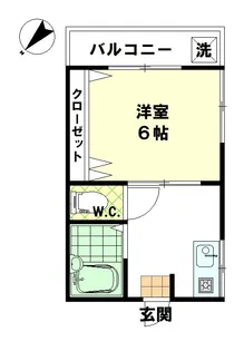 メゾンカトレア【1階】の間取り