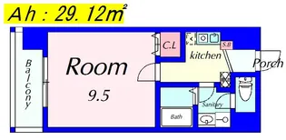 STキューブ【11階】の間取り