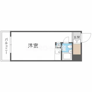 シンコーメゾン扇町【7階】の間取り