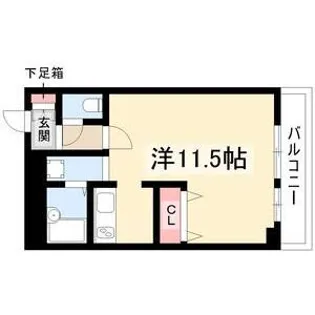 X-OVER21覚王山【7階】の間取り