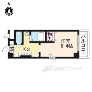 ジュネス太郎坊【2階】の間取り