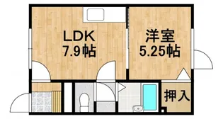 レジデンス東郊【2階】の間取り