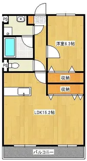 エスポア【3階】の間取り