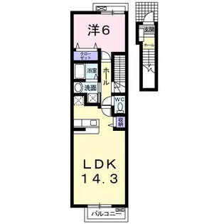 シームリーII【2階】の間取り