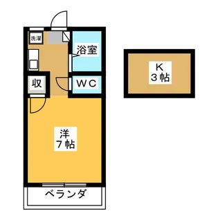 サンピュア・ヤハタ【2階】の間取り