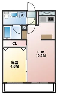 ダイワティアラ津田沼V【3階】の間取り