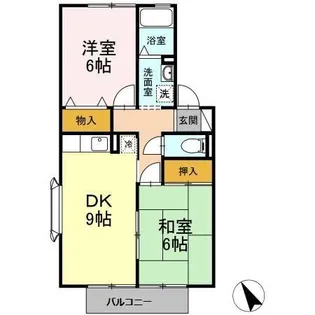 セ・モア A【1階】の間取り