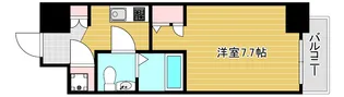 アドバンス心斎橋ラシュレII【12階】の間取り