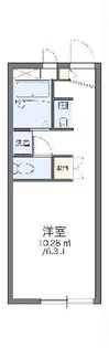 レオパレスサンウェスト【2階】の間取り