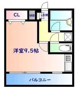 ハイレジデンス旭ヶ丘【2階】の間取り