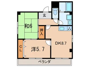 アレグレ【2階】の間取り