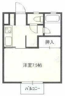 ハイツブリッジ【2階】の間取り
