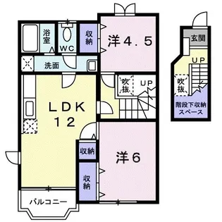MY.江原II【2階】の間取り