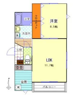 Lado Escuela【2階】の間取り