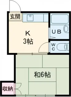 大野コーポ【2階】の間取り