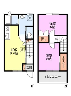 ロンチ・クワトロ【1階】の間取り