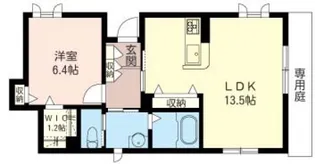 アイリス【1階】の間取り