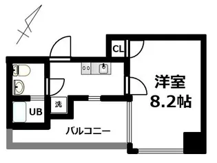 パークサイドコグレ【5階】の間取り