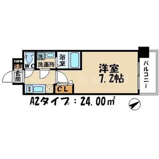 エスリード大阪城公園【7階】の間取り