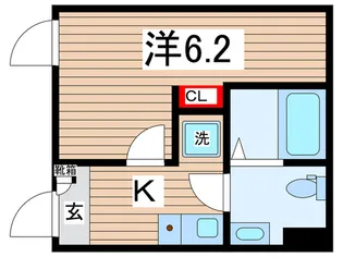 ドメイン押上【3階】の間取り