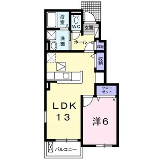コッティ1037【1階】の間取り