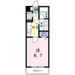 ジェンテ【3階】の間取り