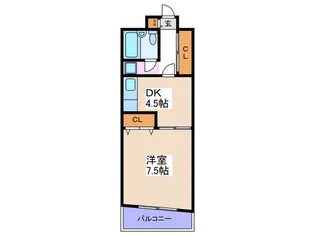 ハイツヒグチ【2階】の間取り