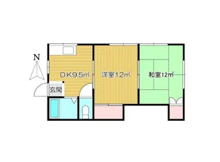 コーポ桂A【2階】の間取り