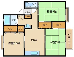 メゾンミュール【2階】の間取り