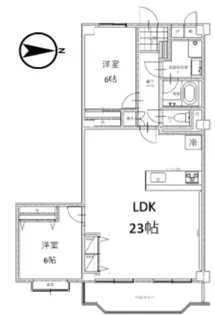 レジェンド鎌倉【3階】の間取り