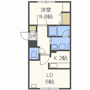 サイサリス本郷通【2階】の間取り