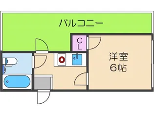 ロイヤルヴィラ【4階】の間取り