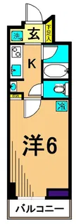 三越ゼームス坂マンション【2階】の間取り
