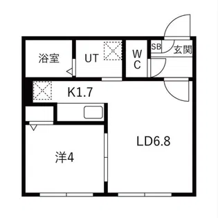 ラフィーネ澄川IV【2階】の間取り