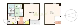 ハーモニーテラス醍醐和泉II【1階】の間取り