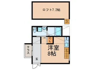 BONDS高井田【1階】の間取り