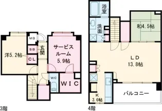 ティアラレジデンス桶川の間取り