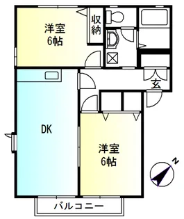 田中後セントラルコート【1階】の間取り