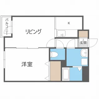 エムズ北24条【1階】の間取り