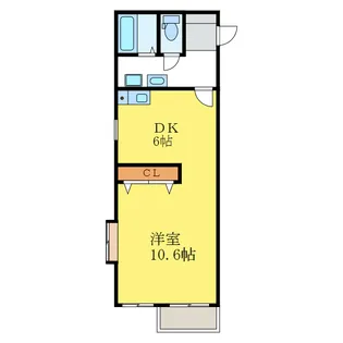 フォブール矢三【1階】の間取り