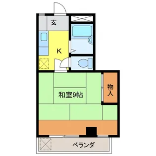 岐阜県岐阜市柳森町1【マンション】の間取り