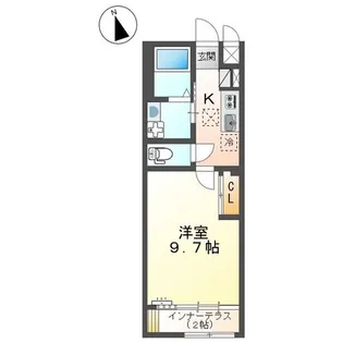 ティエードII【1階】の間取り