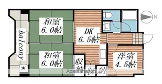 メゾンスガ【2階】の間取り