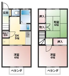 グリーンピアCの間取り