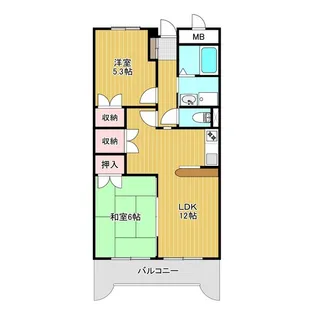 レジデンス名倉【3階】の間取り