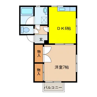 Grande Hirayama A【1階】の間取り