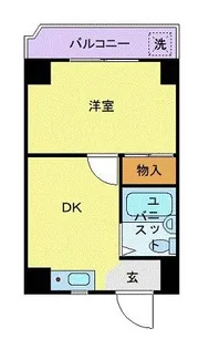 ビューライド川崎【5階】の間取り